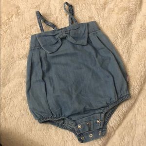 Rufflebutts 12-18 month denim romper
